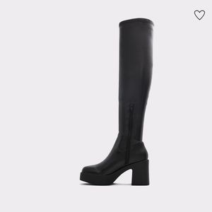 ALDO tiktok knee high black boot US7